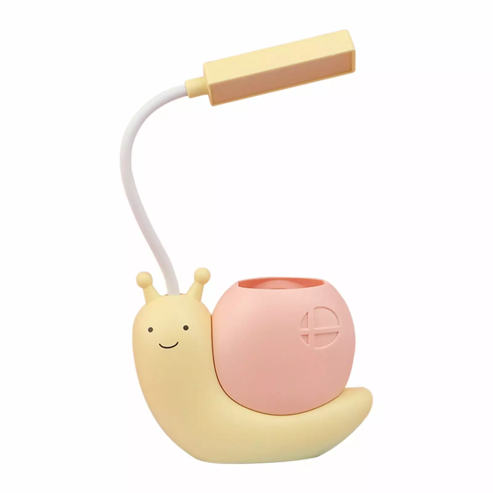 Moocorvic LED Desk Lamp Pen Holder and Flexible Gooseneck Eye Care