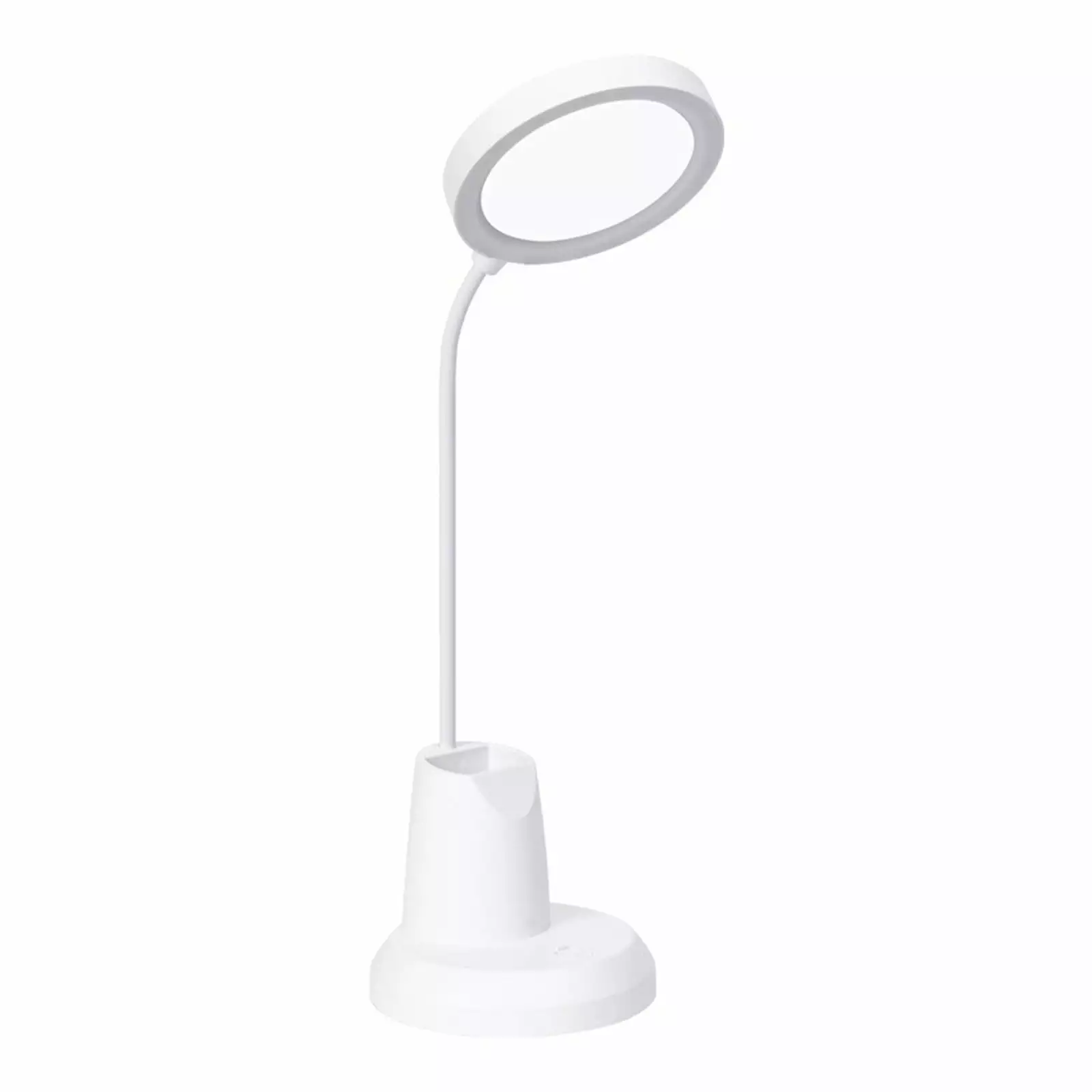 Outoloxit Rechargeable LED Desk Lamp 360 Gooseneck and Pen Holder Home and Office