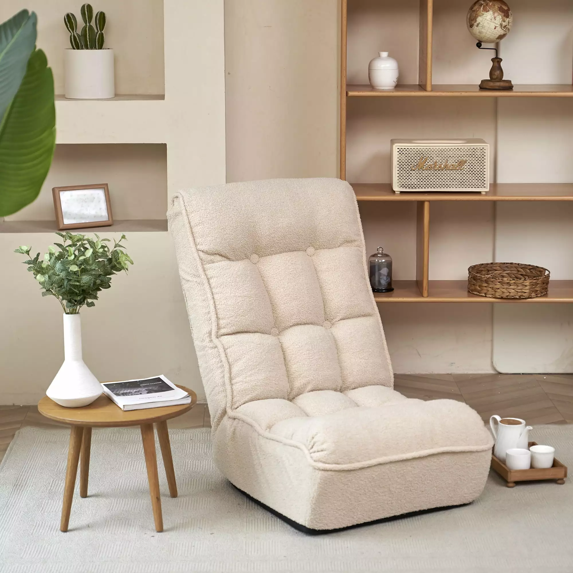 DeeHome Japanese Style Tatami Reclining Leisure Sofa Chair