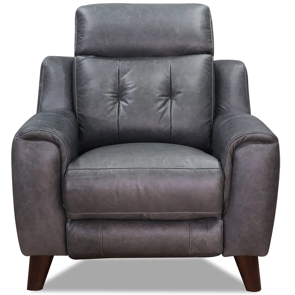 Torino Power Headrest Lumbar Zero Gravity Waxy Pull Up Leather Recliner hydeline furniture