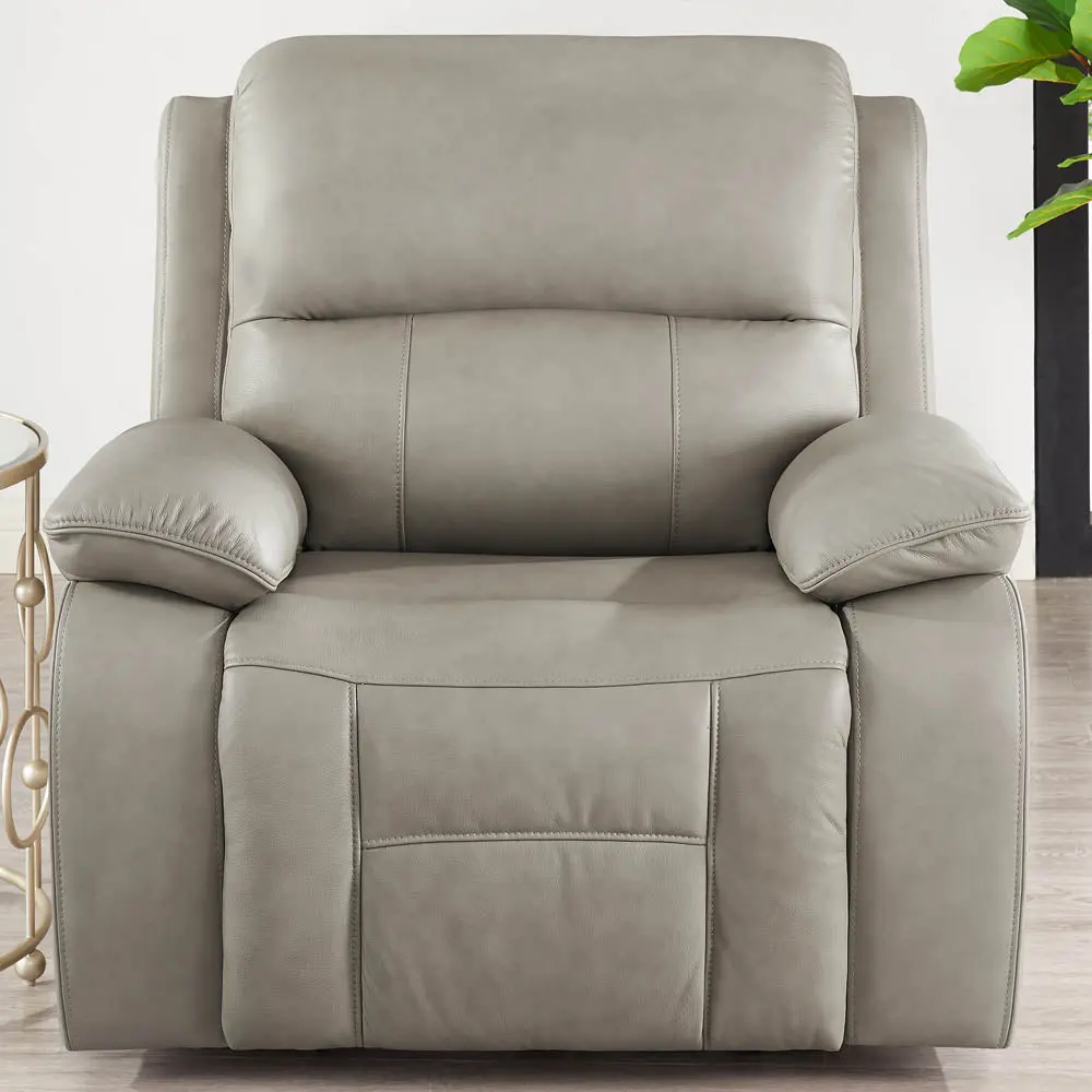 Westminster Power Headrest Zero Gravity Reclining Recliner Stone Gray hydeline furniture