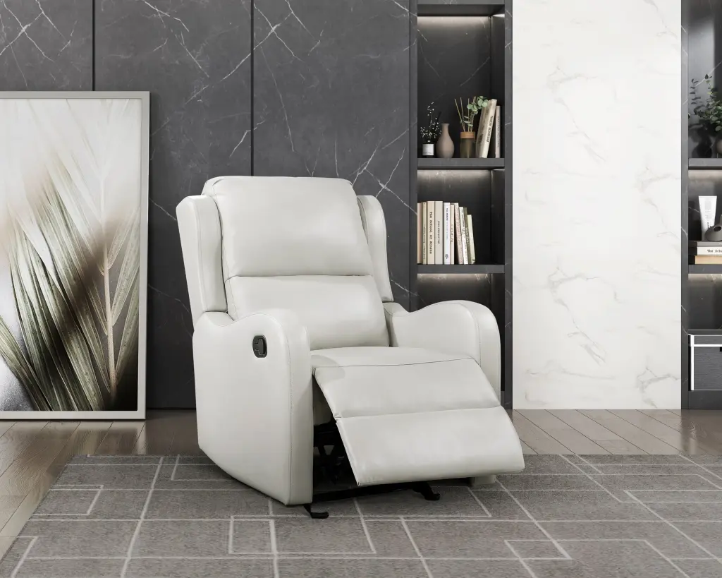 Faux Leather Upholstery Glider Reclining Chair Living Room Comfortable Furniture kanepe