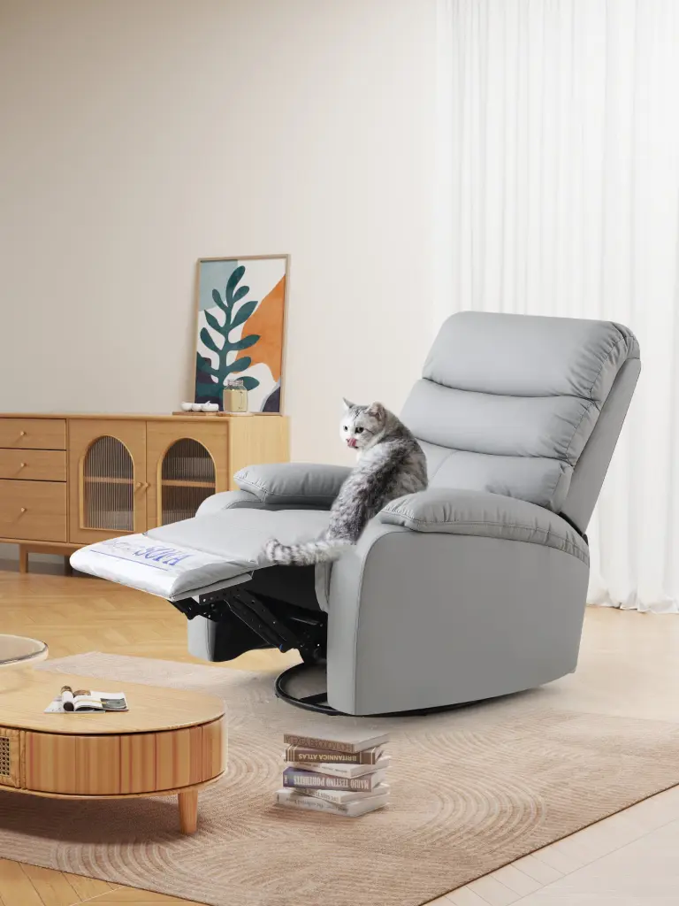 360 Degree Swivel Rocking Recliner Chair Nursery Glider rnb