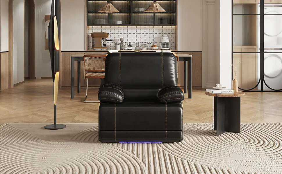 Recliner Chair Sofa Manual Reclining Home Seating Movie Theater Lounge Chair rnb