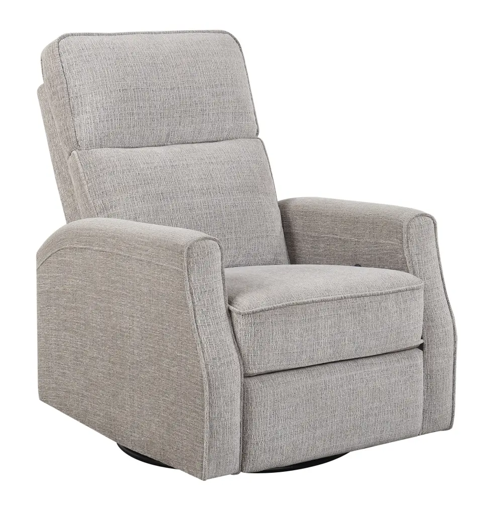 Tavor Tan Swivel Gliding Recliner Foam Cushion and Engineered Wood Frame wallace - bay