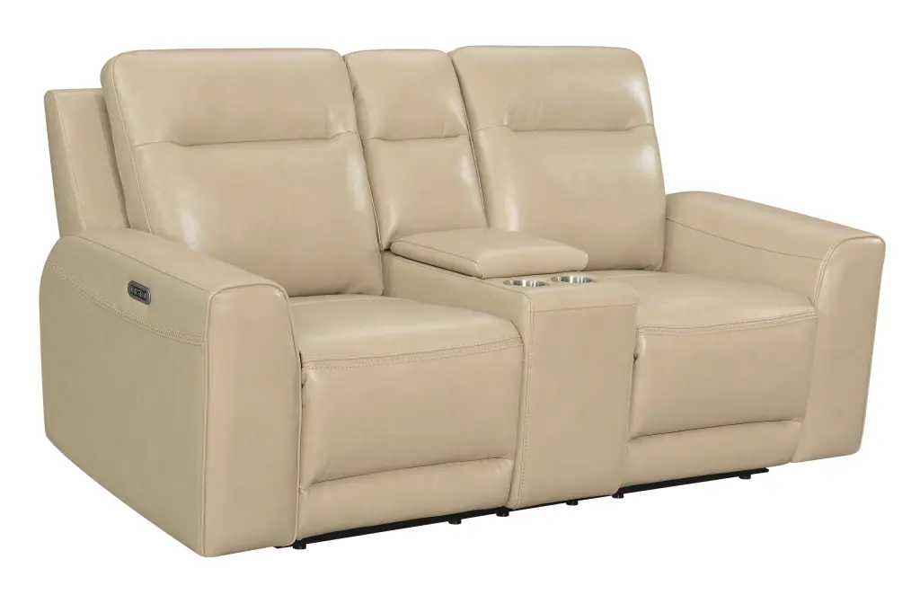 Transitional Leather Power Reclining Sofa Group Top Grain Leather steve silver furniture