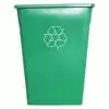 TOUGH GUY 23 gal Rectangular Plastic Recycling Bin. Green coming soon