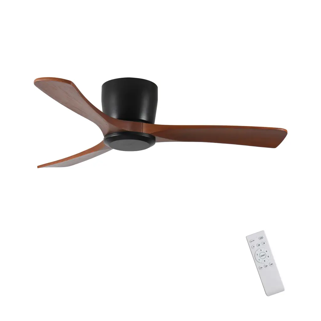 42 Inch Ceiling Fan No Light Remote Regulation Low Profile Flush Mount hc ceiling fan with light