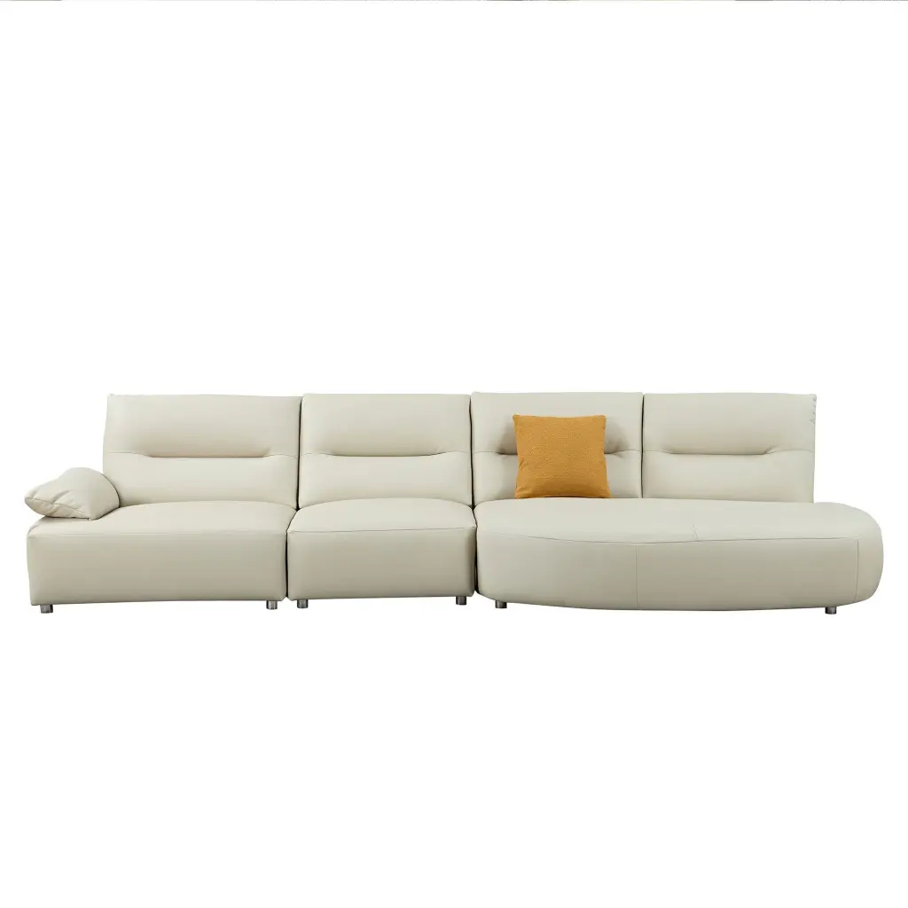 147.24 Inch Oversized Modern Sectional Curved Sofa Couch Living Room justone