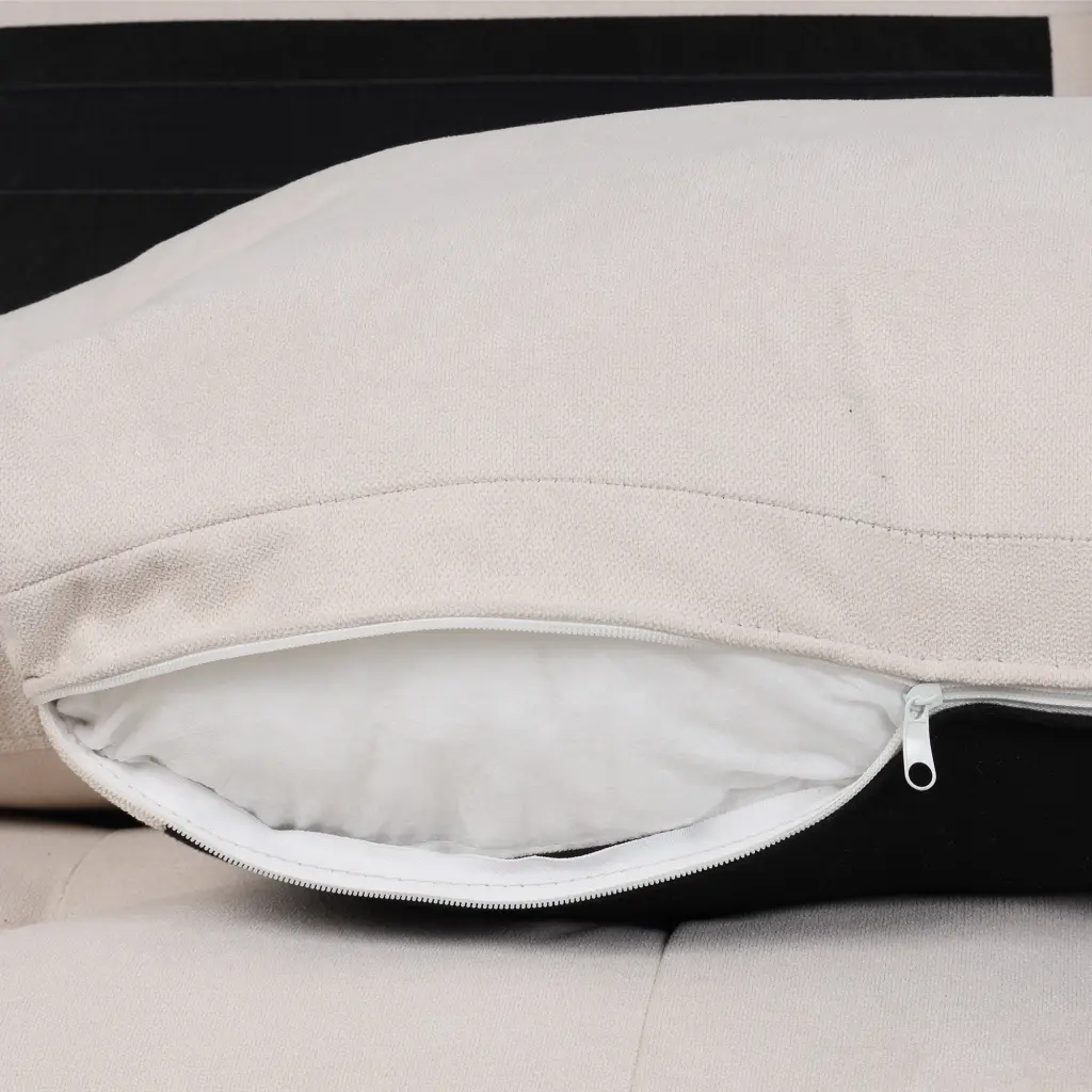 Chic and Practical Light Chaise Lounge Sectional Storage Rack oris fur.