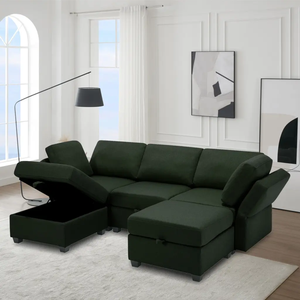 Reversible Sectional Sofa Modern Modular Sectional Couch Chaise ui furniture