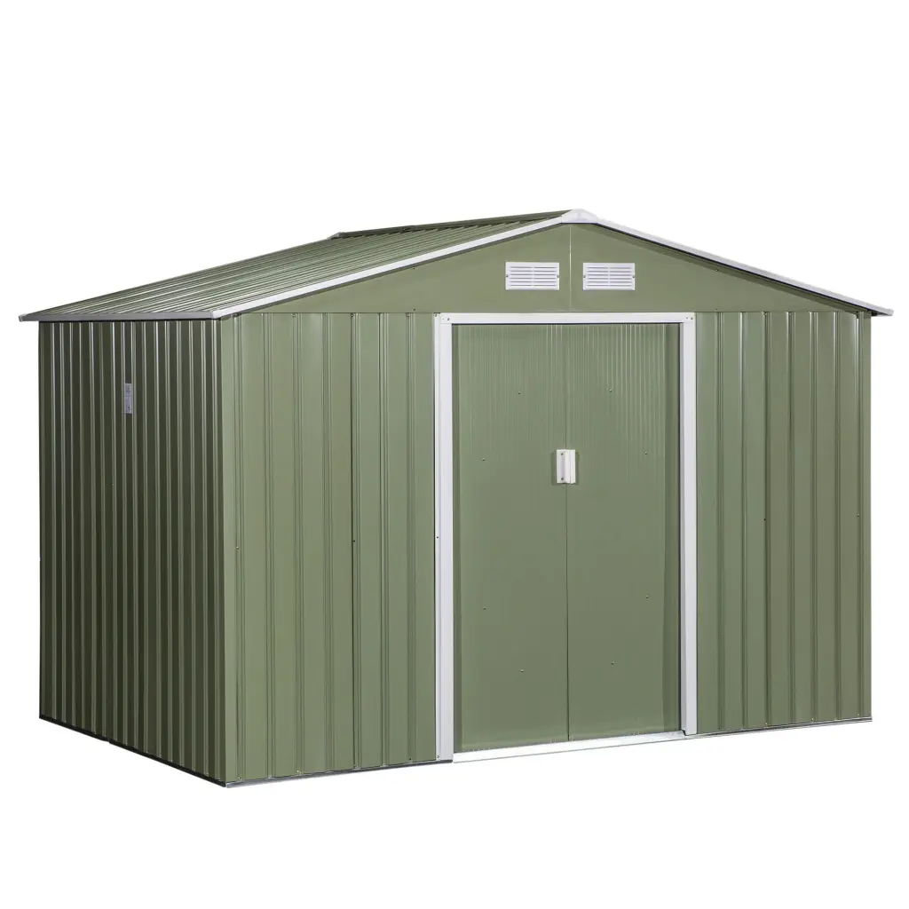 9' X 6' Outdoor Storage Shed Garden Tool Houtilize Foundation 4 Vent aosom business