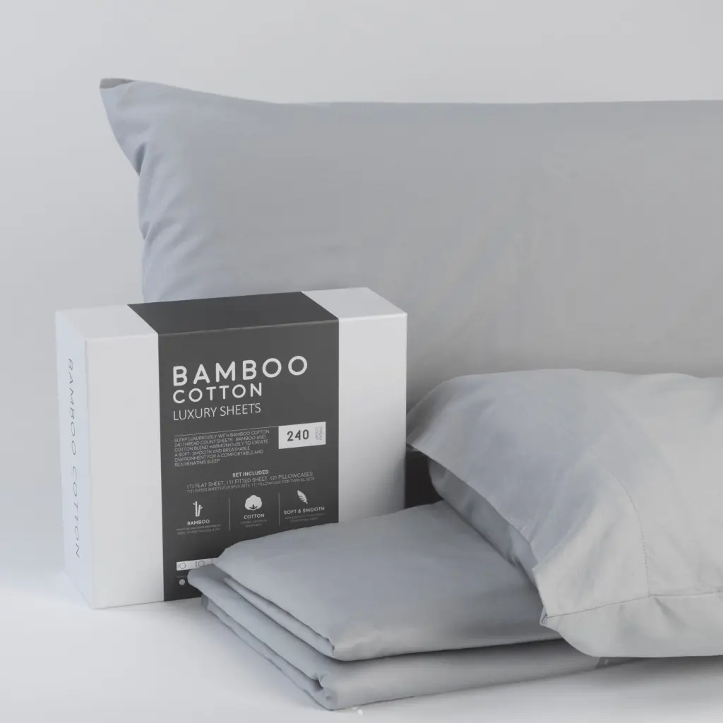 Bamboo Cotton Sheets Soft and Smooth Viscose From Bamboo Light Green motiontrend