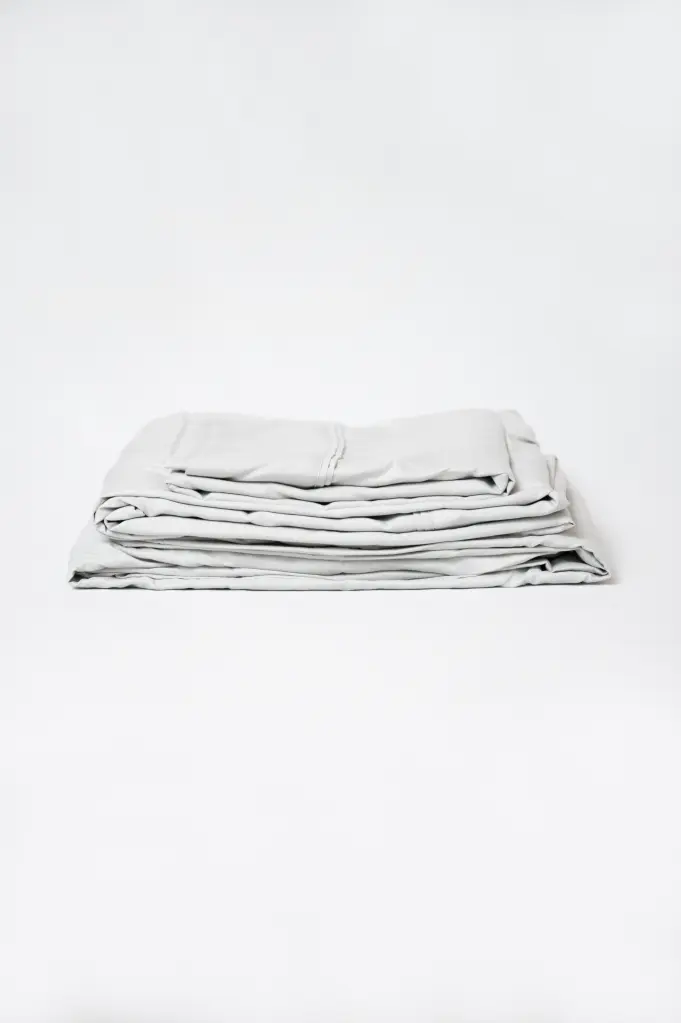 4 Piece Pewter Microplush And Bamboo Flex Head California King Hypoallergenic omne sleep