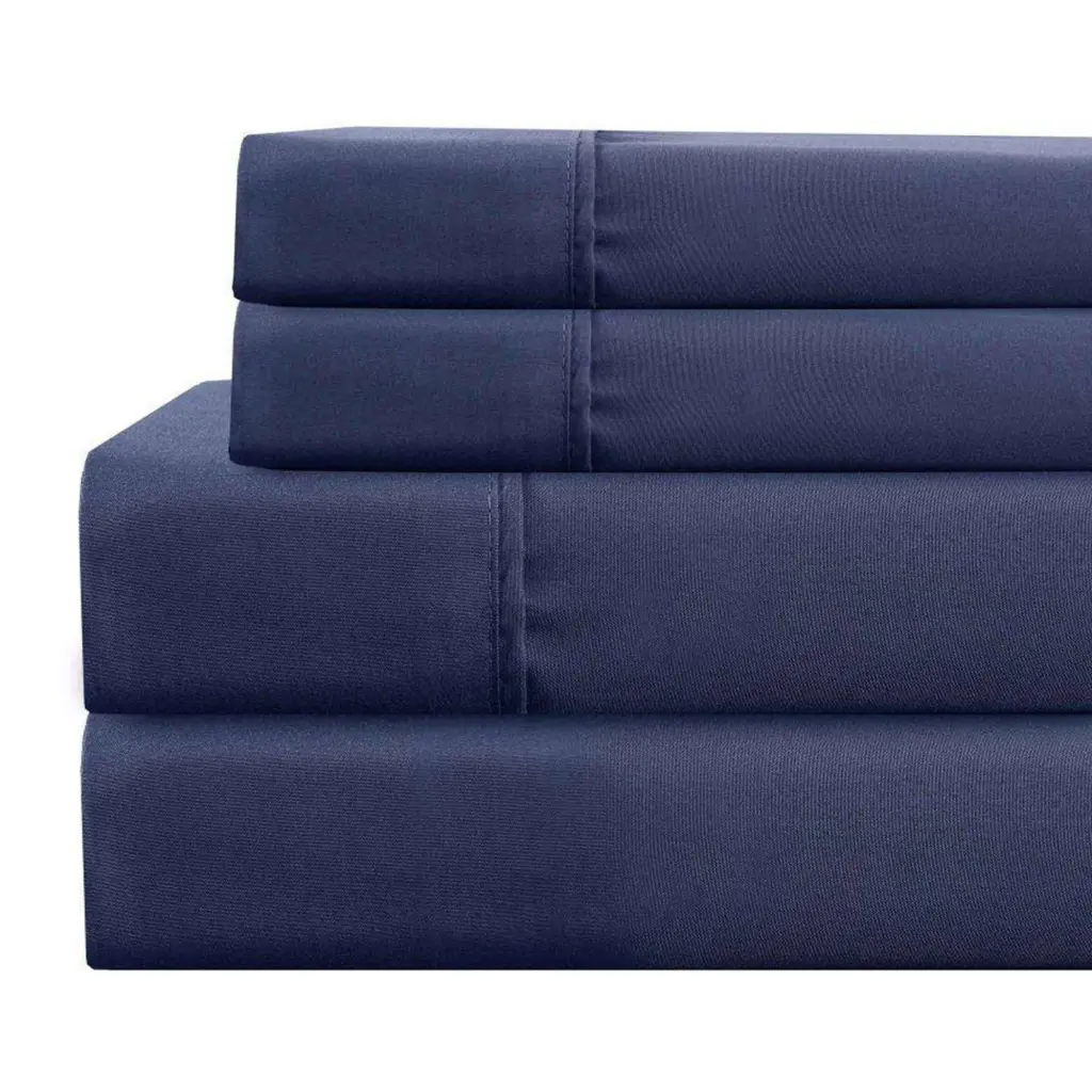 Lanester 4 Piece Queen Size Microfiber Deep Pocket Sheet Set Urban royal hampton