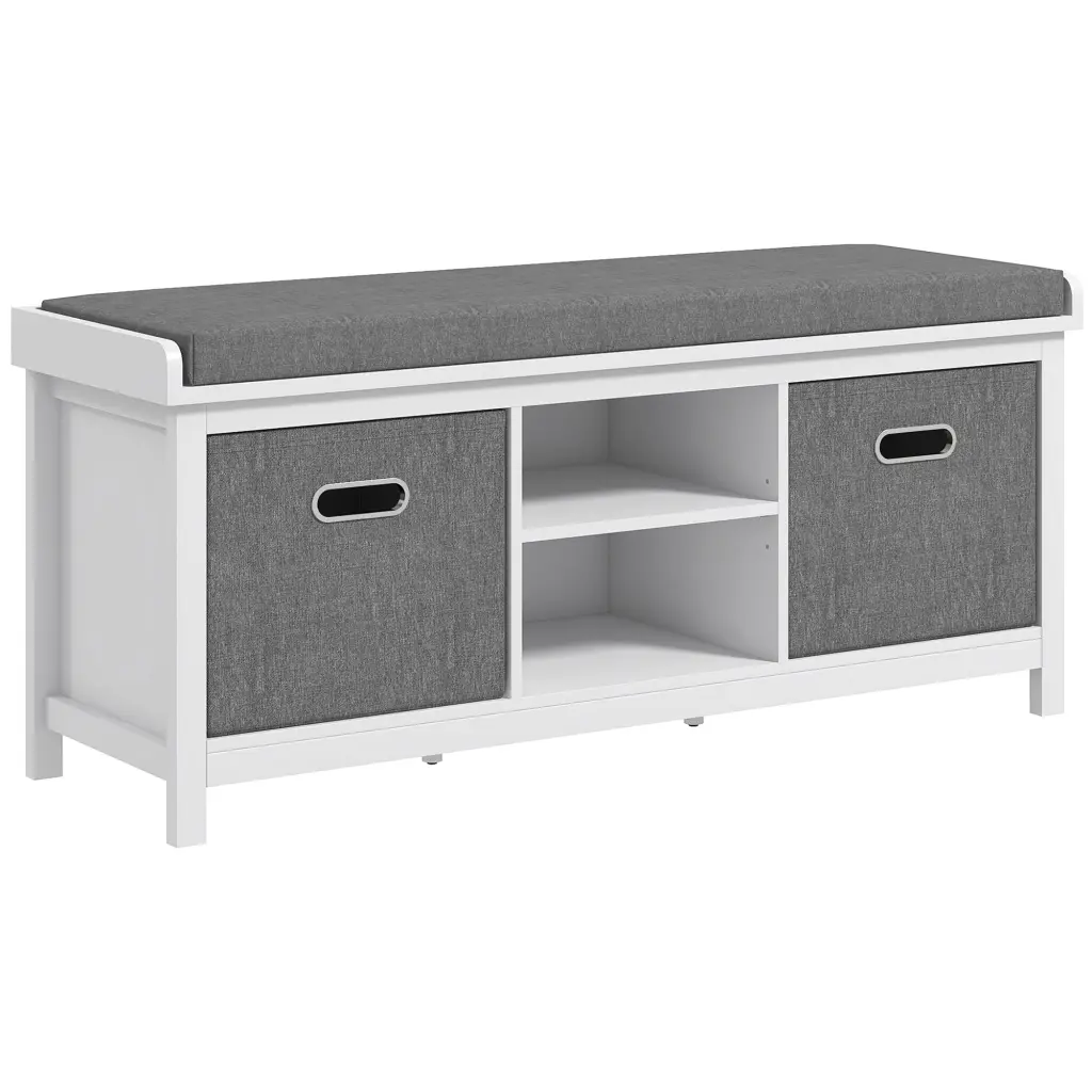Homcom Shoe Bench Cushion, Storage Bench Entryway Padded Seat aosom business