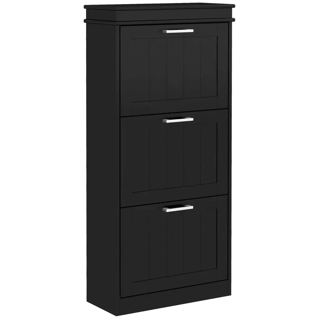 Homcom Shoe Cabinet Entryway Narrow Shoe Rack Storage Arranger aosom business
