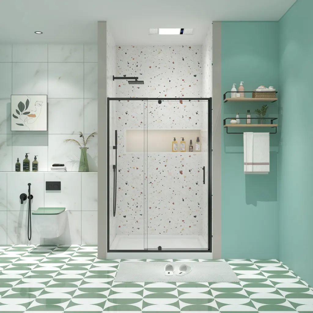 38 42 Inch W x 71 Inch H Pivot Swing Glass Shower Door Pivot Frame Sliding pro shower