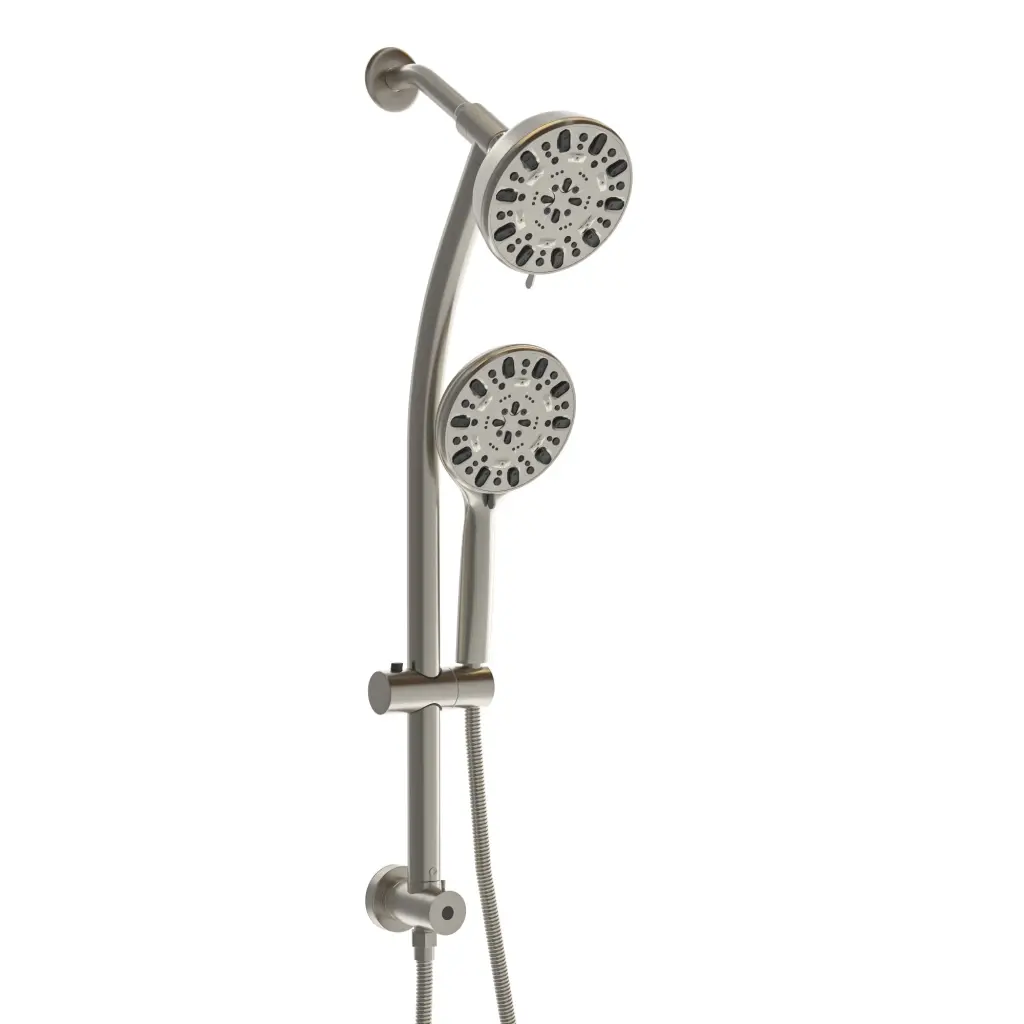Multi Function Dual Shower Head System 4.7 Inch Rain Showerhead lordear