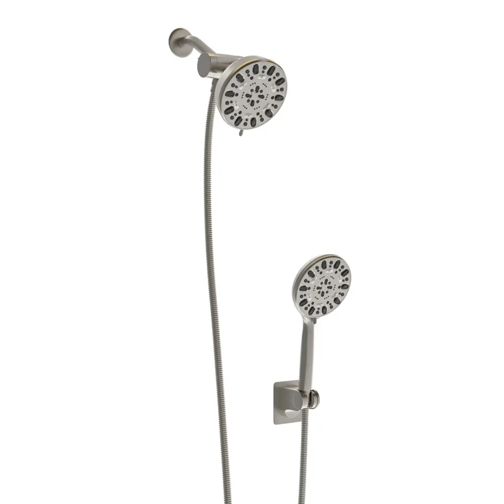 Multi Function Dual Shower Head System 4.7 Inch Rain Showerhead lordear