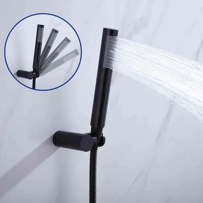 1.5 GPM 10 Inch Rain Shower System Wall Mount Dual Bathroom Shower Head w1059 dilusso