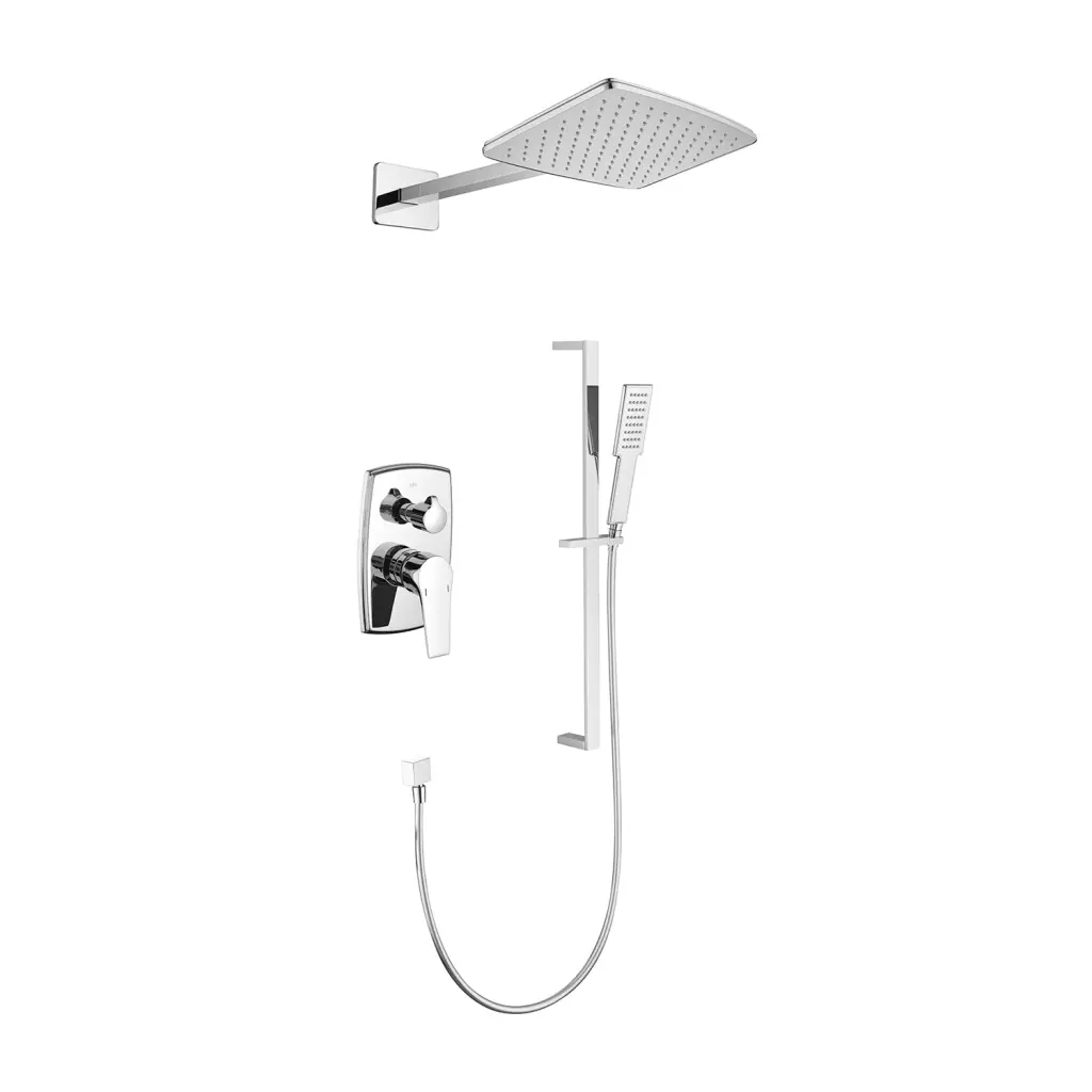 Shower System Shower Head Hand Shower Slide Bar Shower Arm and Hose w2287