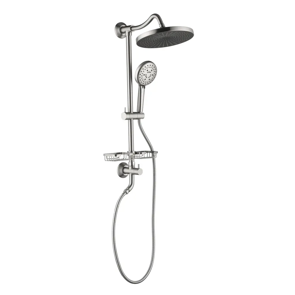 Showerspas 10 Inch Rain Shower System 4 Function Hand Shower w2287