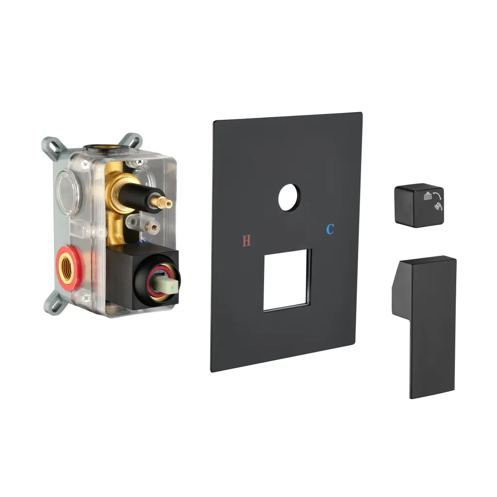 2 Way Outlet Function Solid Brass Shower Diverter Valve Mixer Rough rnb