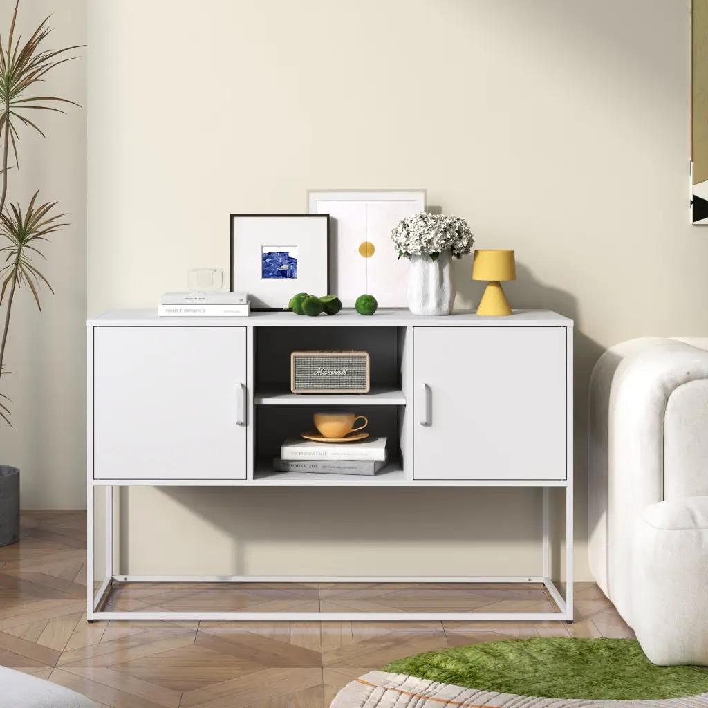 Modern Sideboard Buffet Anti-Tilt Mechanism and Plenty Storage makeace home furniture