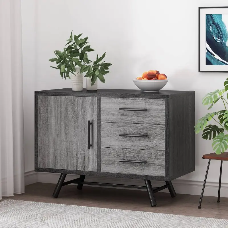 Small Sideboard Oak Particle Board nh-vivalux