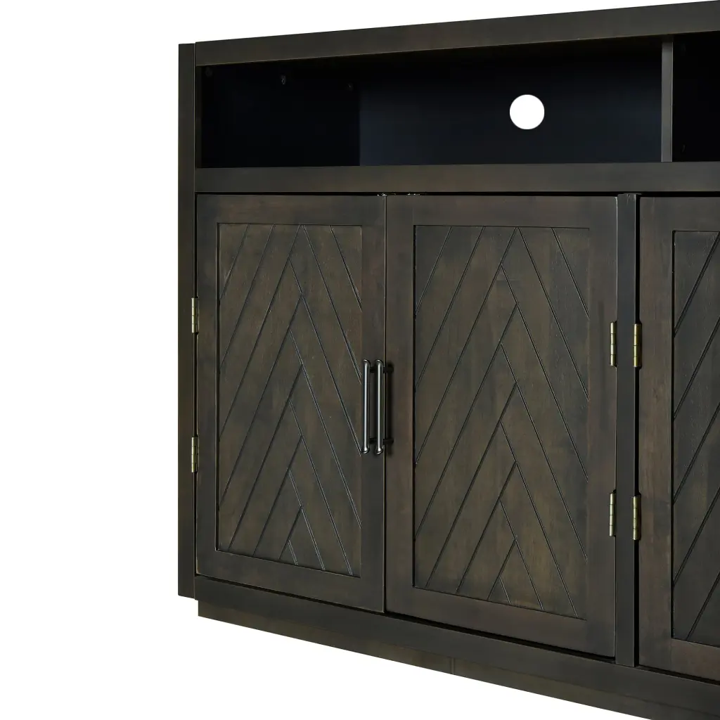 4 Door Timeless Sideboard Open Storage and Adjustable Shelves Perfect Dining Room rnb