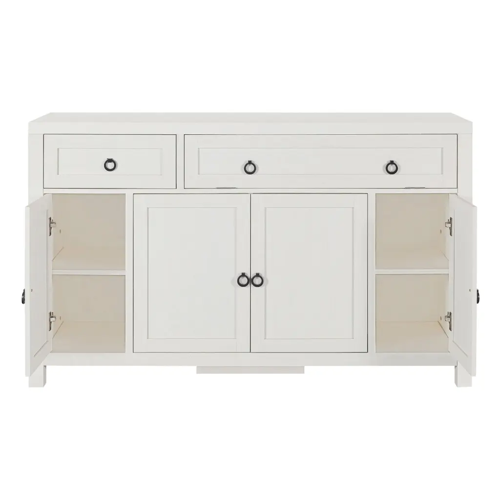 Retro Style Large Storage Space Sideboard Flip Door And 1 Drawer rnb