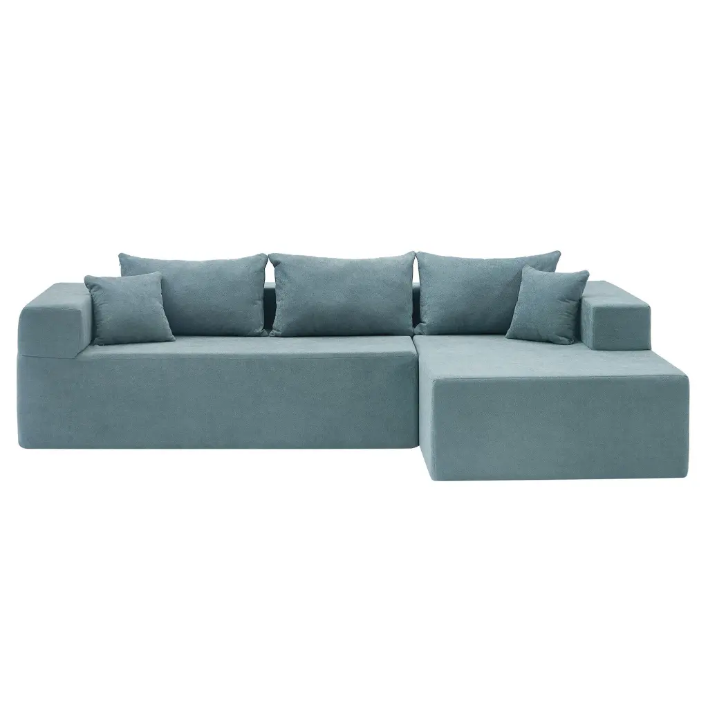 Modular Sectional Living Room Sofa Set Upholstered Sleeper Sofa Home justone