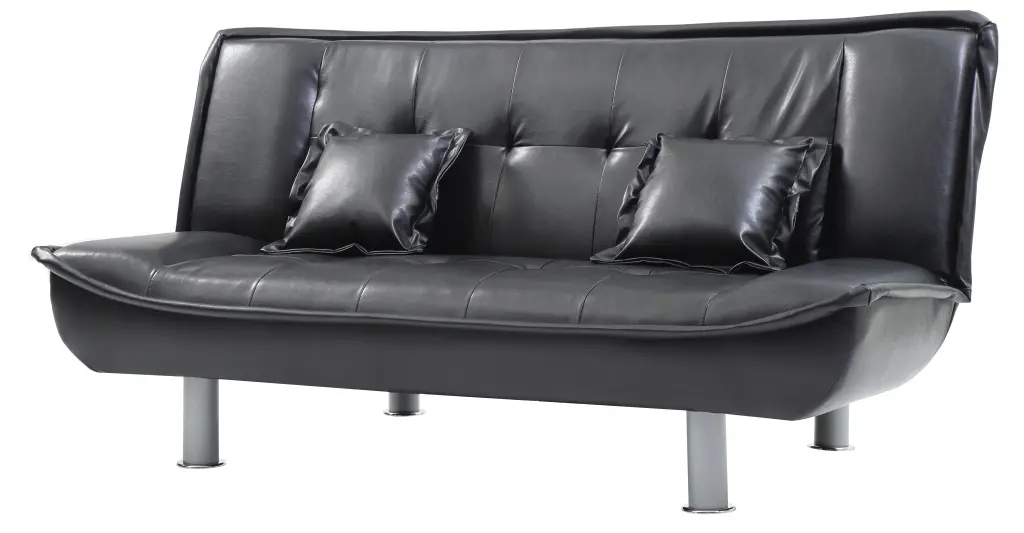 Lionel G131 S Sofa Bed Black Foam PU Convertible Sofa glory furniture