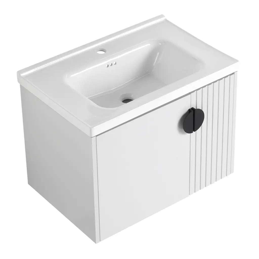 28 Inch Bathroom Vanity Ceramic Sink Small Bathroom Space Saving Modern Design g-lemon