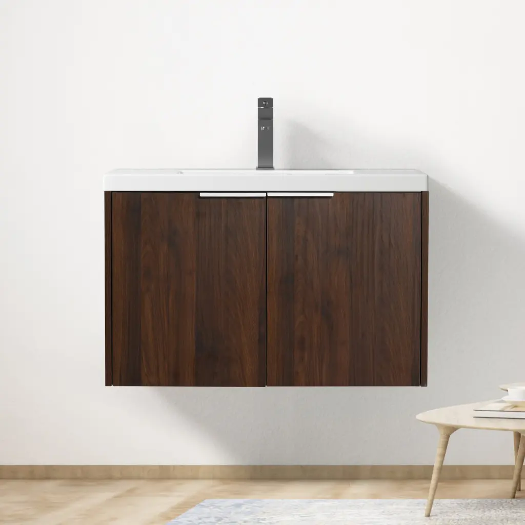 30 Inch Soft Close Doors Bathroom Vanity Sink Small Bathroom rnb