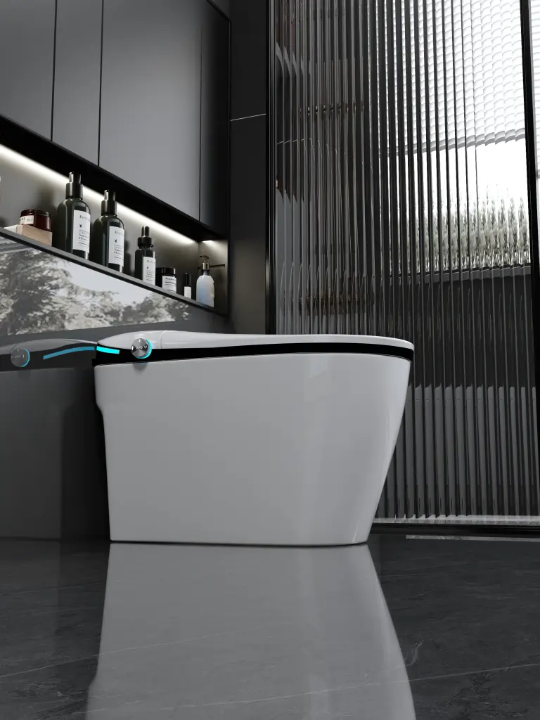 Premium Smart Toilet Bidet Seat Auto Flush Intelligent Toilet bathroomware