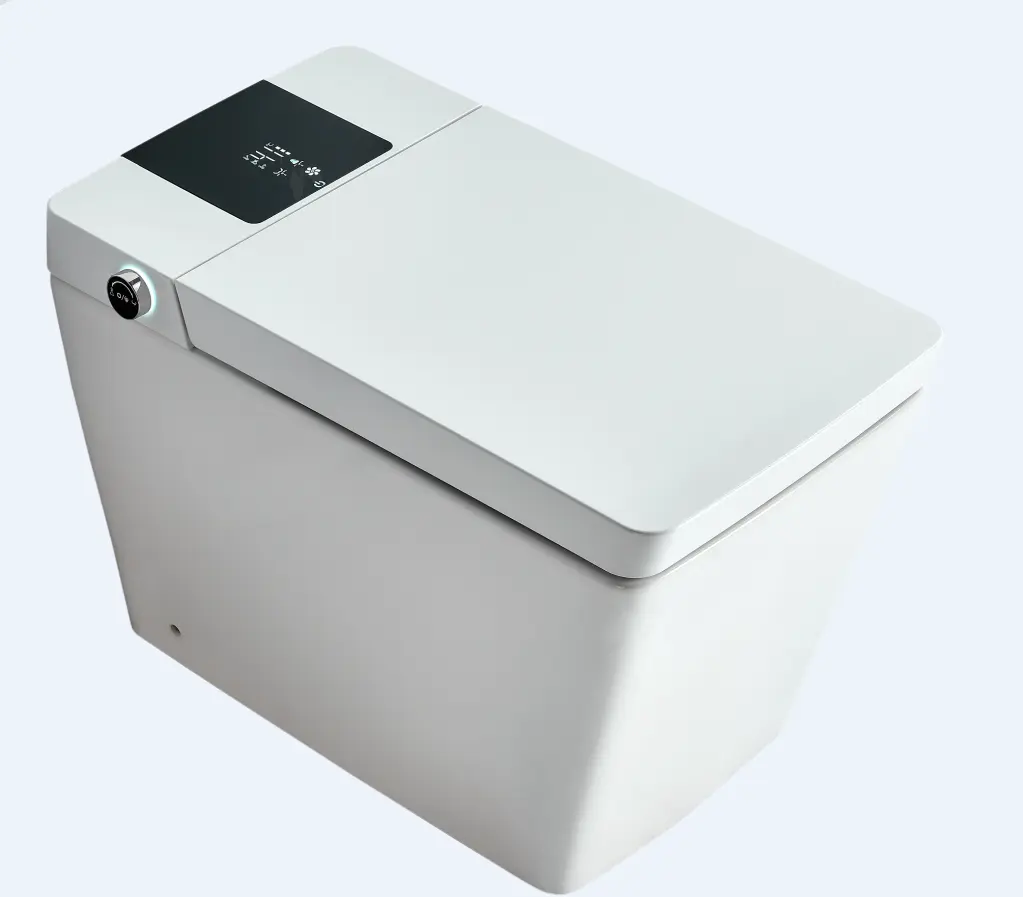 Multifunctional Flat Square Intelligent Toilet Automatic Flush Remote Control create