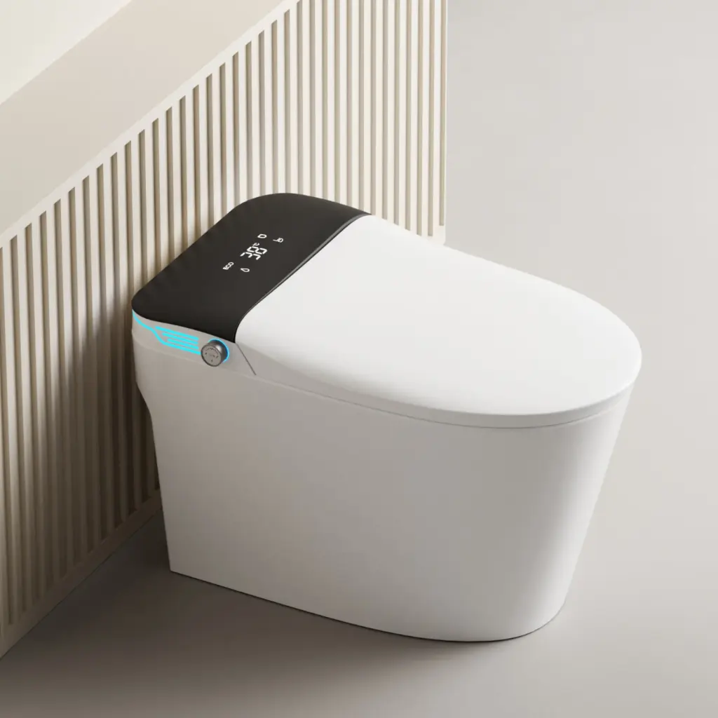 Intelligent Toilet Voice Regulation Bubble Shield Heated Bidet Seat Smart Bathroom jopure