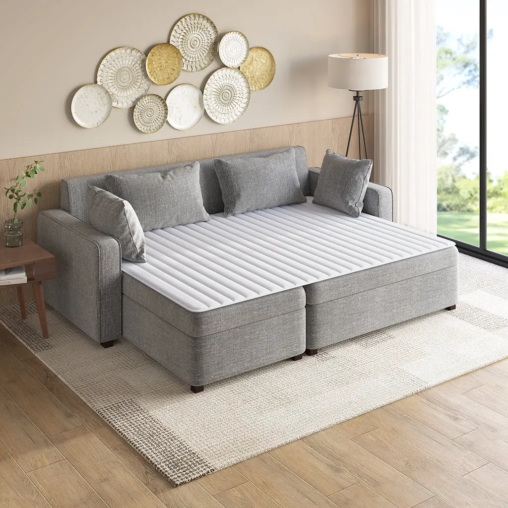 Ultra Soft Microfiber Waterproof Sofa Bed Mattress Pad White jla