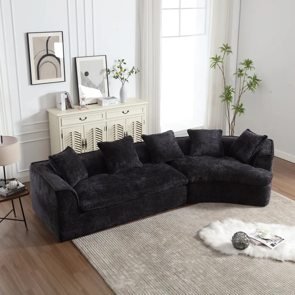 Coolmore Boucle Sofa 3 Seater Oversized Comfy Sofa Living Room coolmore w-395