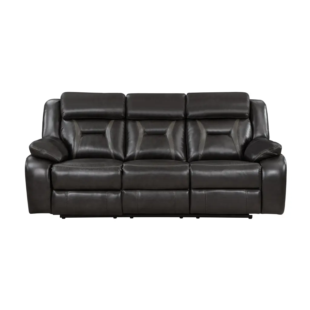 Modern Power Reclining Sofa Dark Gray 1Pc Living Room Furniture kanepe