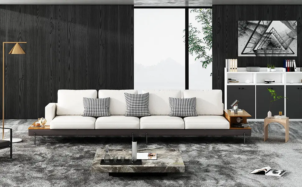 Premium Sofa Fabric Sofain Living Room Left And Right Interchangeable Sectional sarkozy
