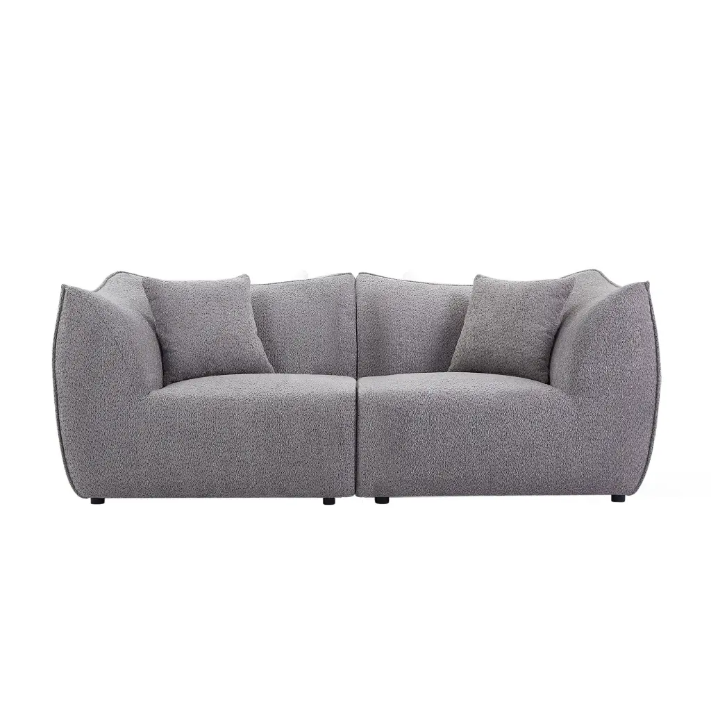 79 Inch Modern 2 Seater Sofa Deep Seats Comfort justone interior