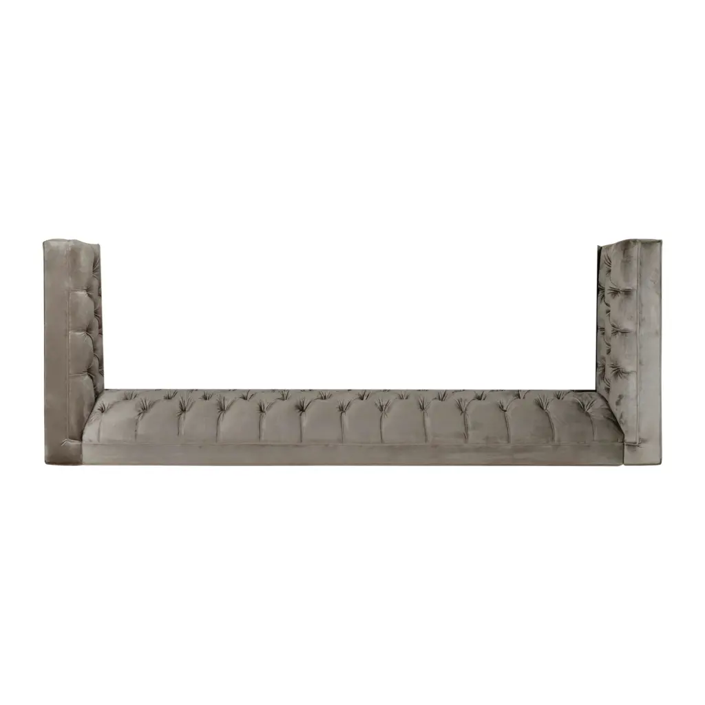 3 Seater Sofa Grey Fabric Comfortable Living Room Couch nh-comfortcove