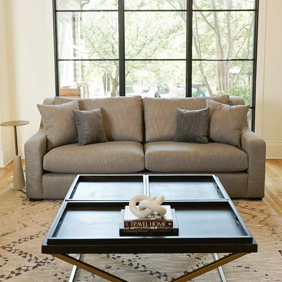 Atlantic 95-Inch Sofa - Large Comfortable Living Room Couch Posh Pollen