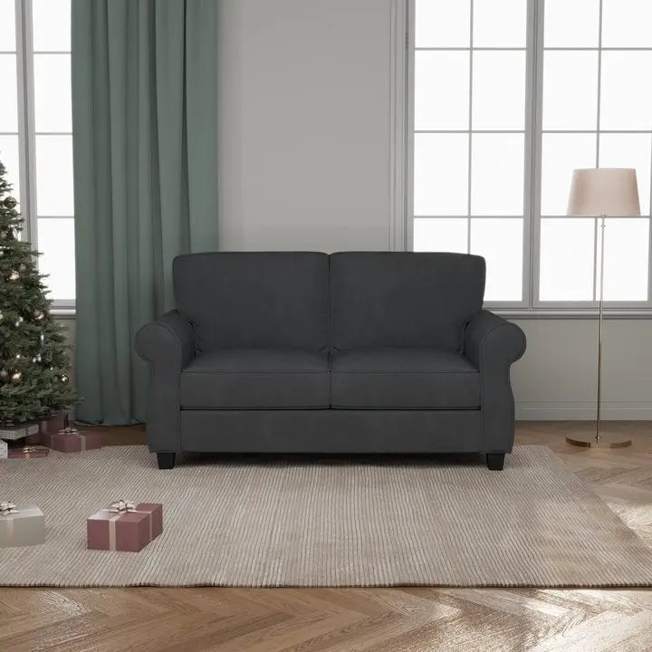 Comfy Sofa Couch Solid Wood Frame and Extra Deep Seats Modern Living Room Furniture sarkozy