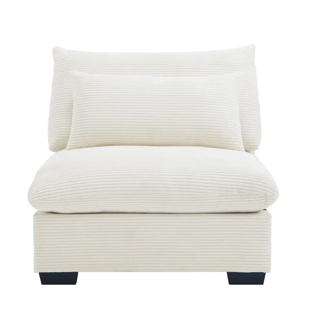Armless Sofa Flexible Combination 2 Seater 3 Seater 4 Seater ui furniture