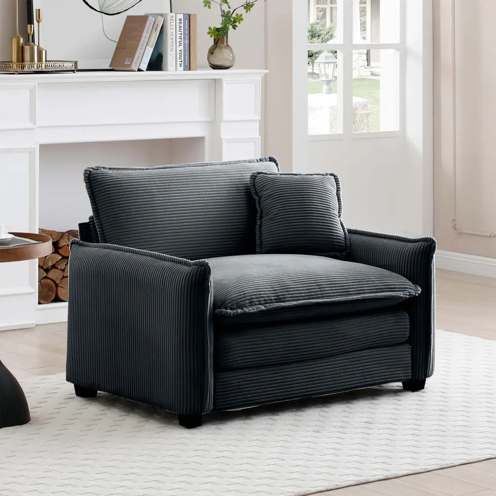 Cozy Single Deep Seat Sofa Pillow Living Room ui furniture