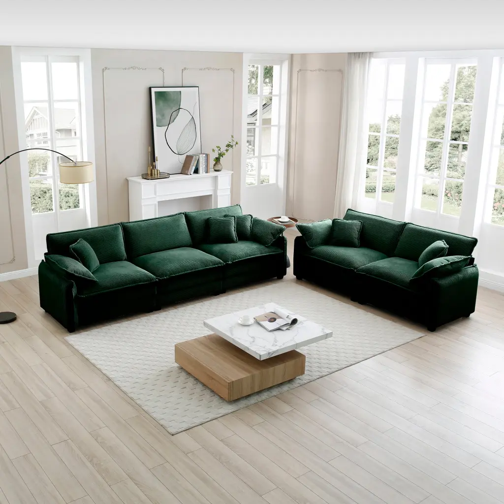 Family Sofa Set Deep Seat Sofa Warm Sofa Home Cinema and Living Room ui furniture